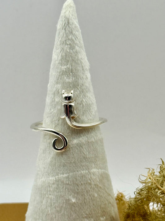 π€ Sterling Silver Kitty Cat π