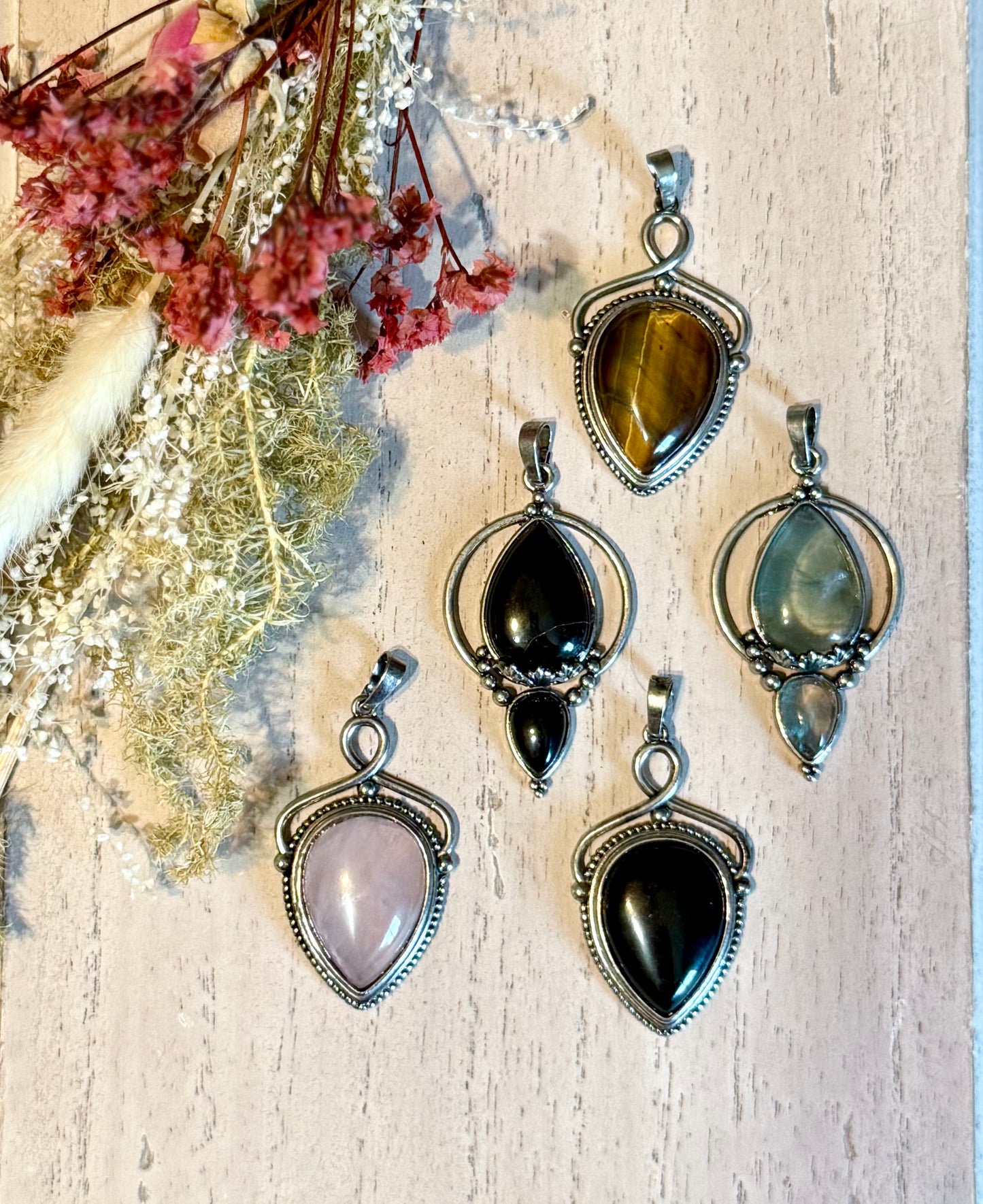 ✨ Crystal Harmony Rose Quartz Pendant