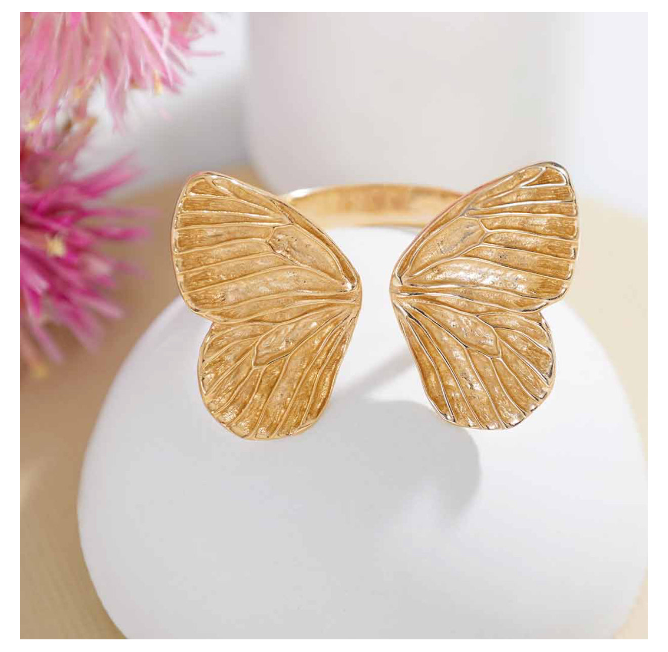 🦋 Bronze Fashion Butterfly Ring