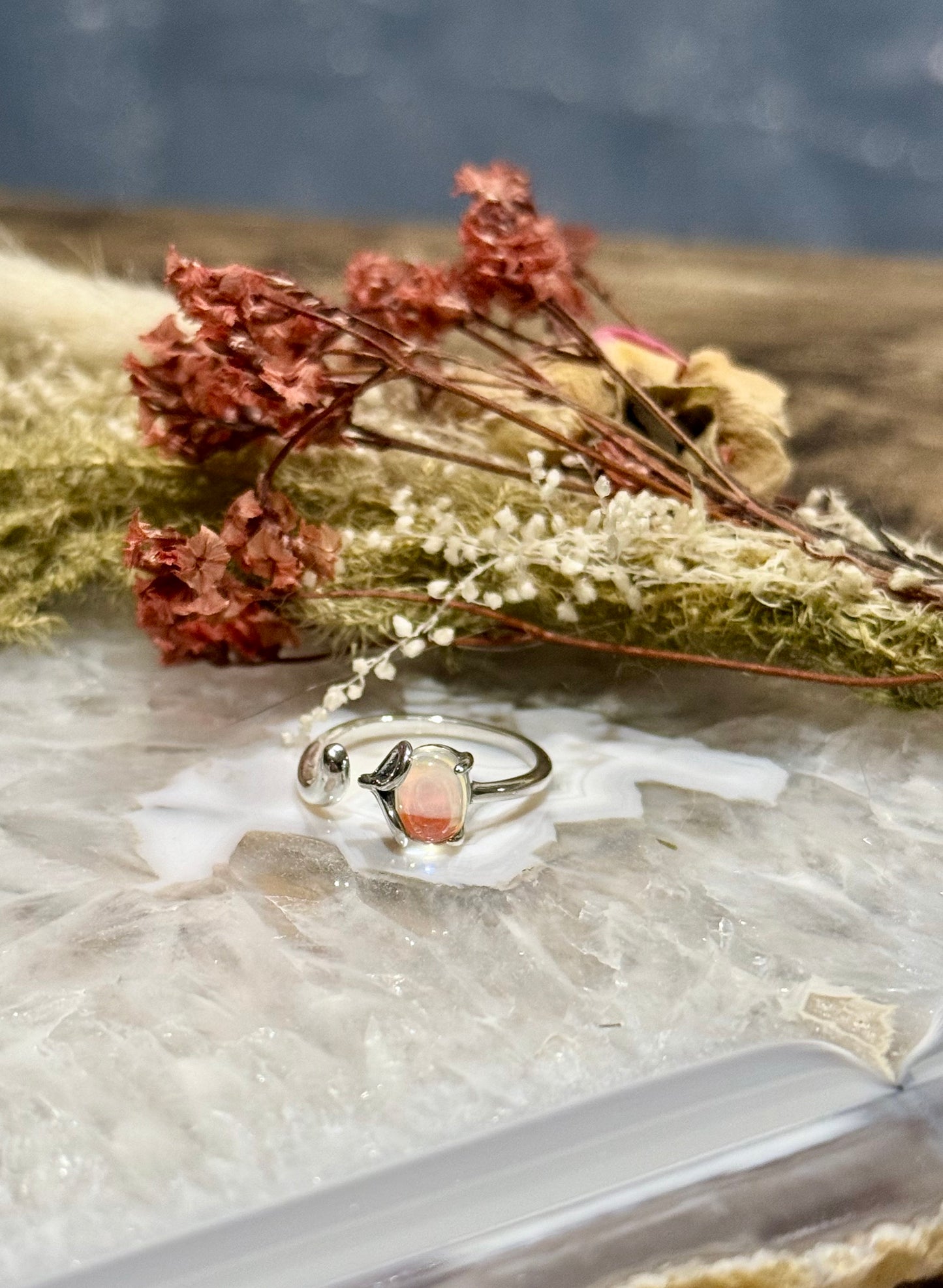 Sterling Silver Zircon Gemstone Ring