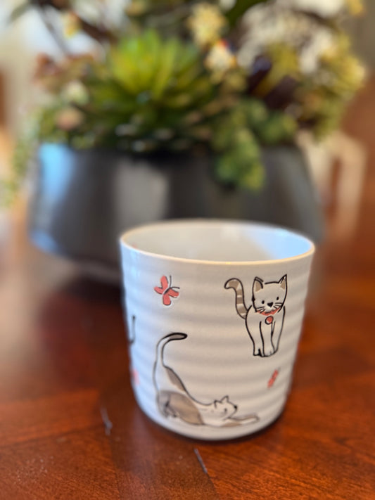 Butterflies + Kitty Cats Coffee Mug