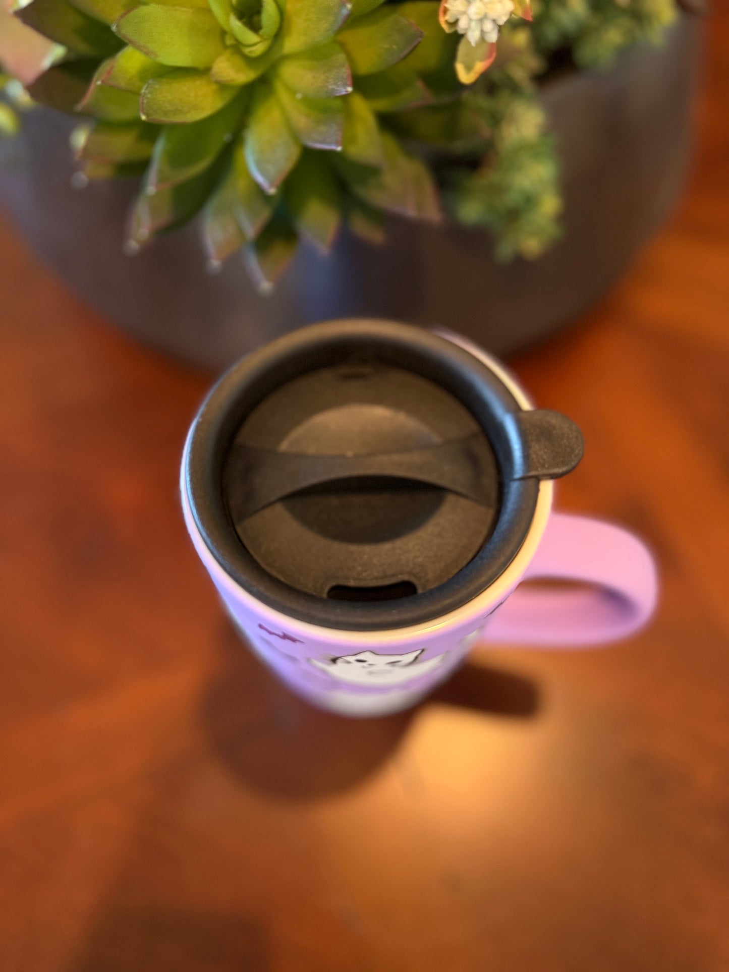 Boo Purple Kitty Mug