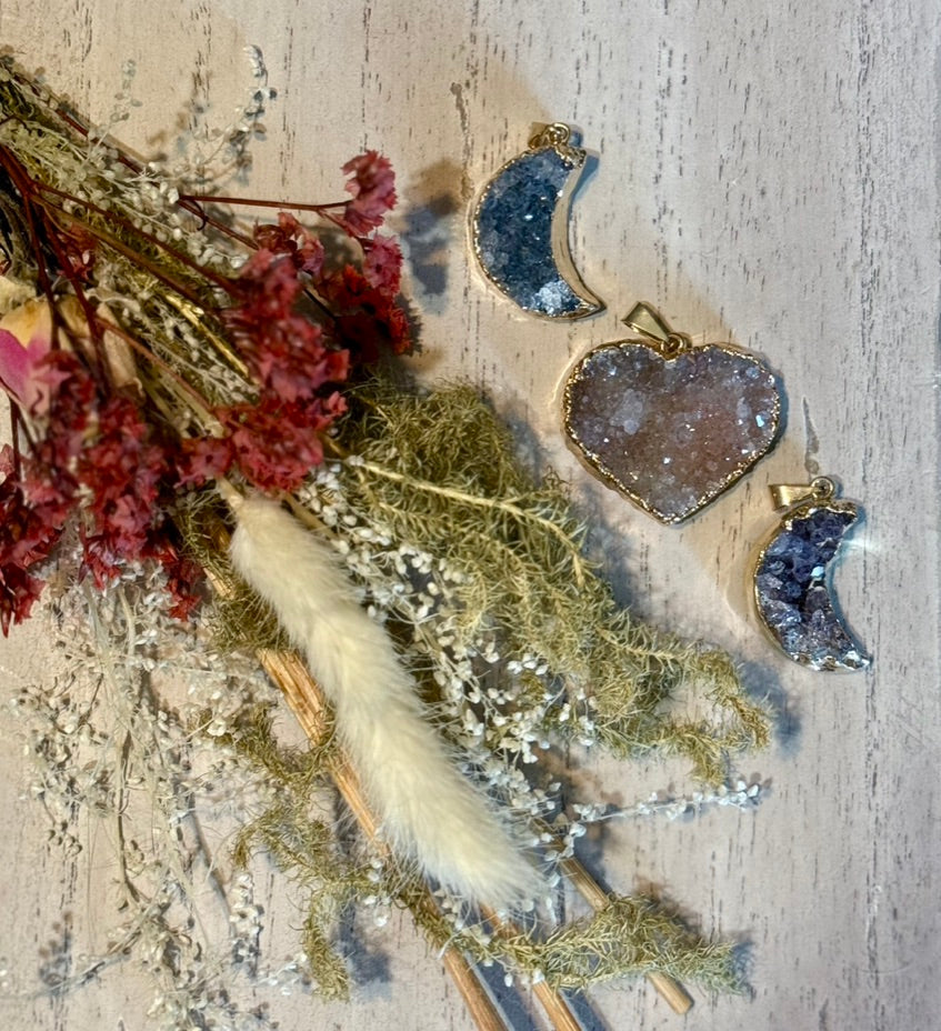 ✨ Sacred Flutter Pendants 🦋💎