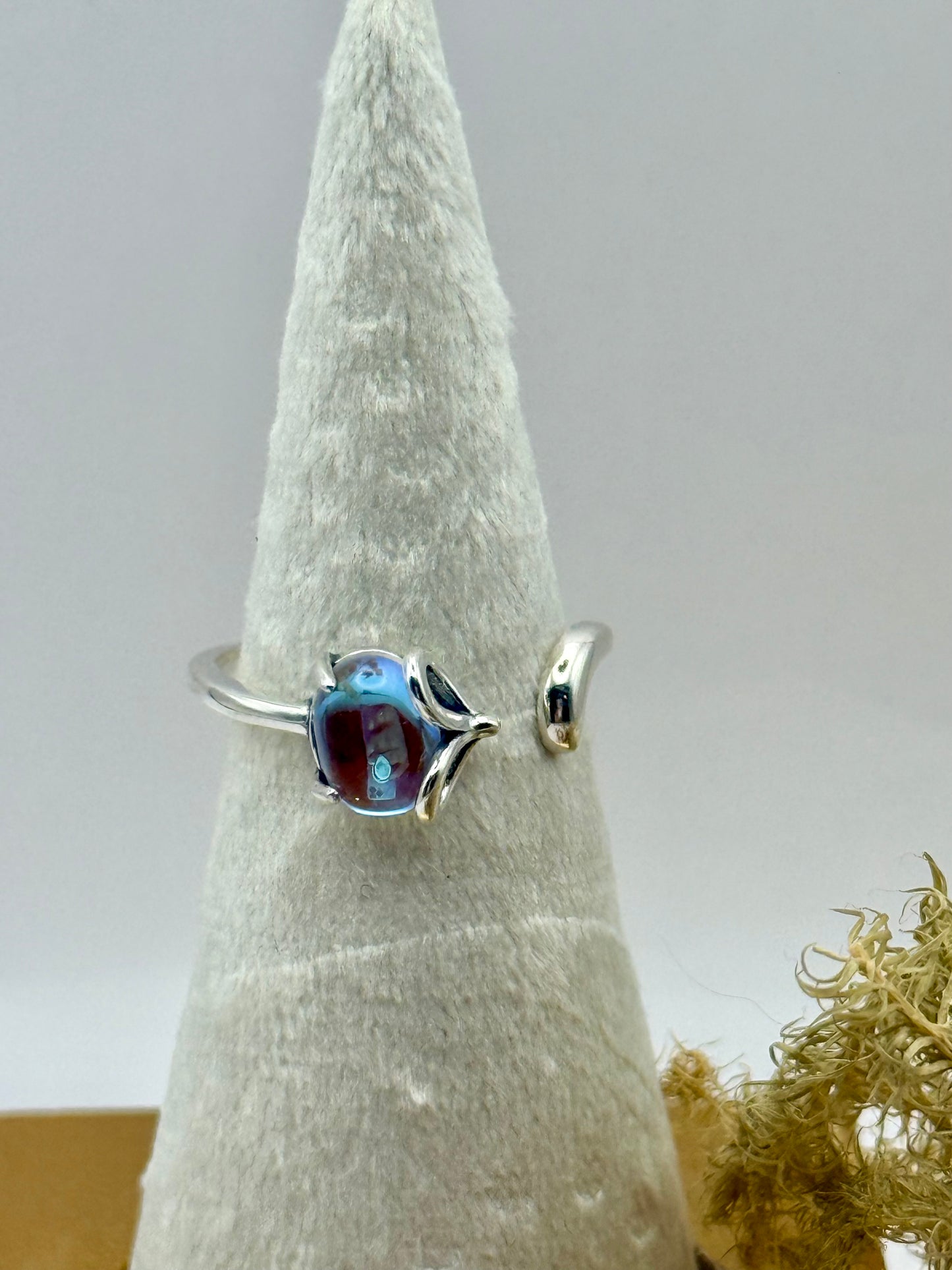 Sterling Silver Zircon Gemstone Ring