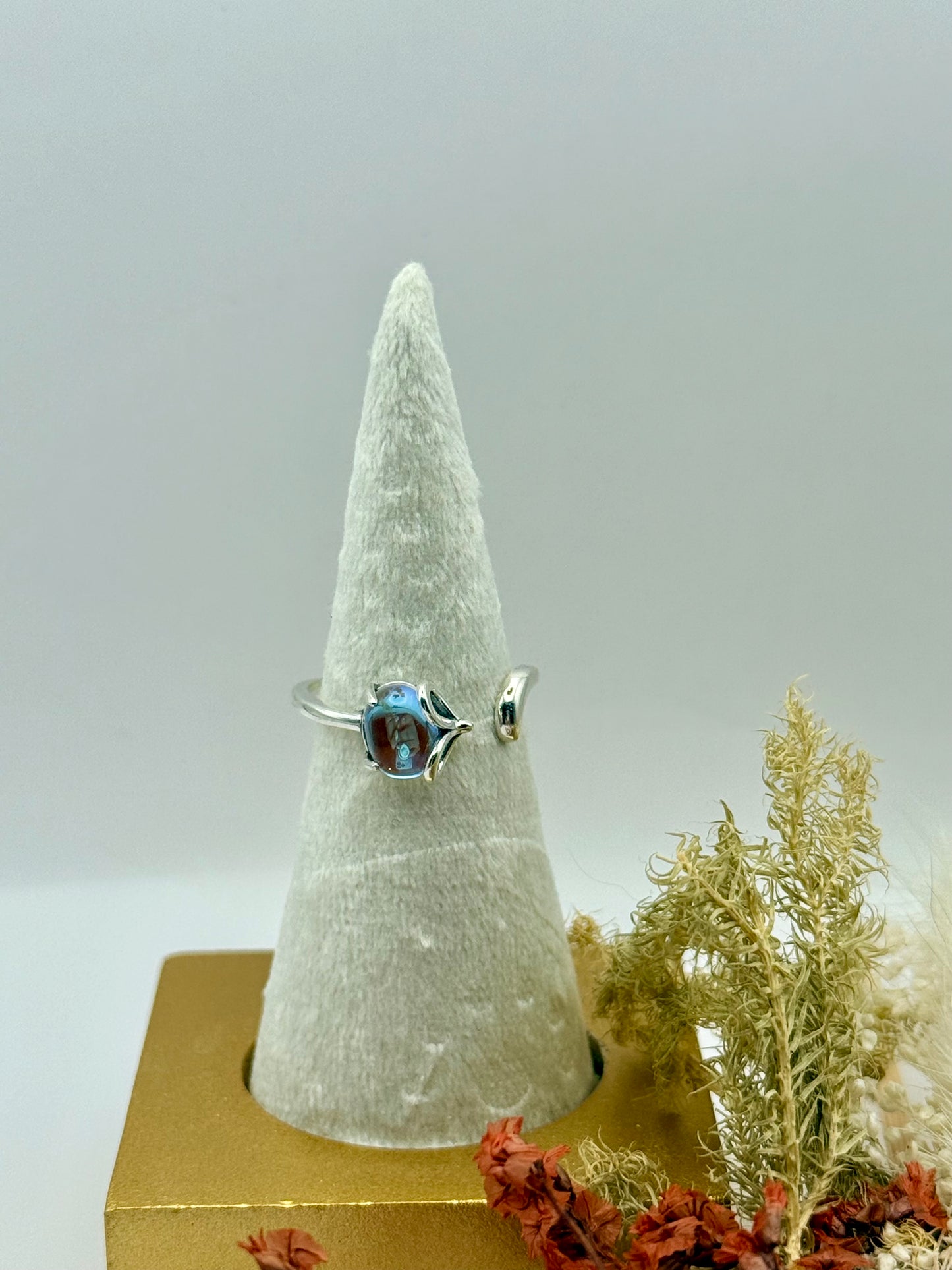 Sterling Silver Zircon Gemstone Ring