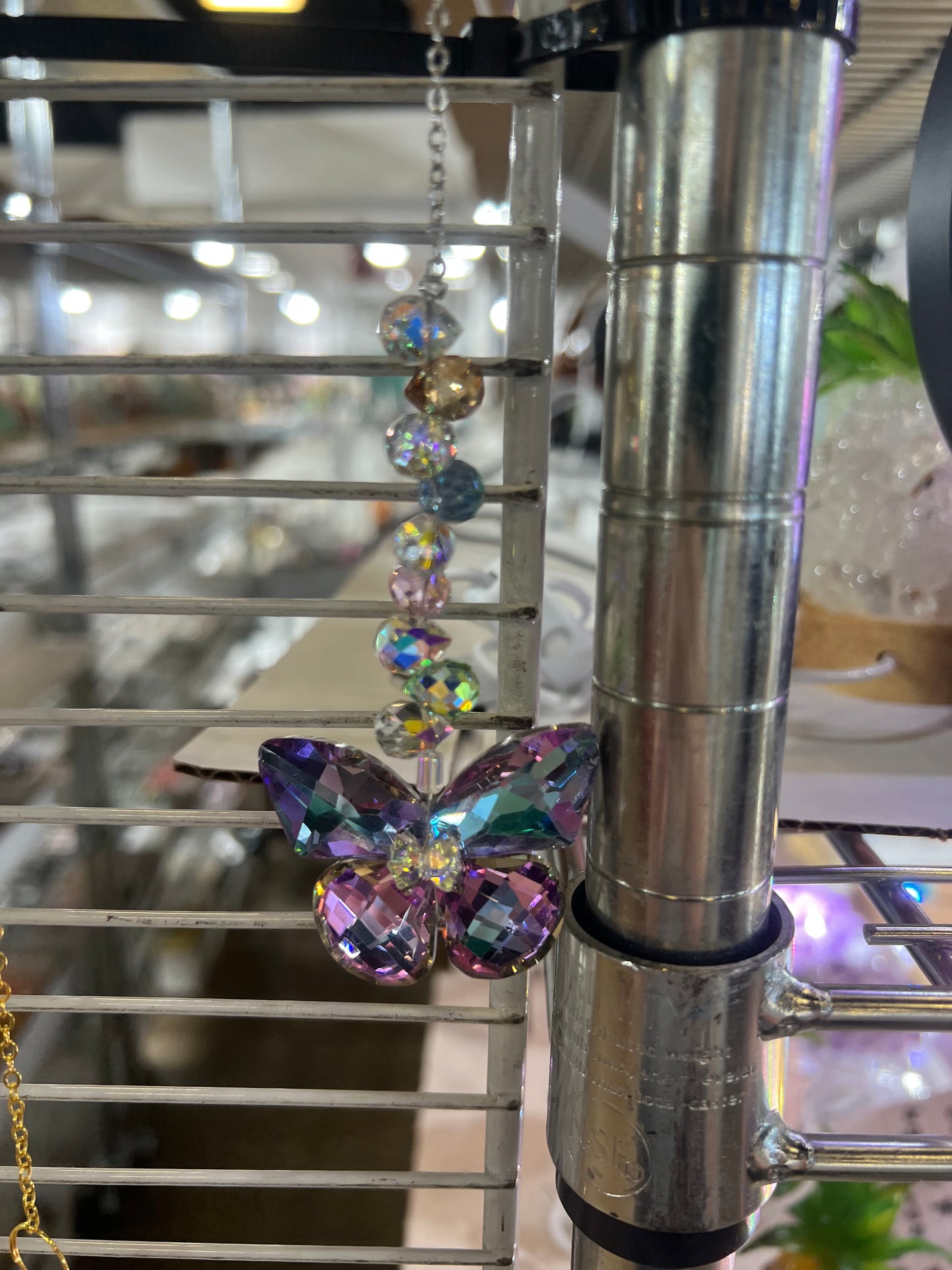 Crystal Butterfly Sun Catcher