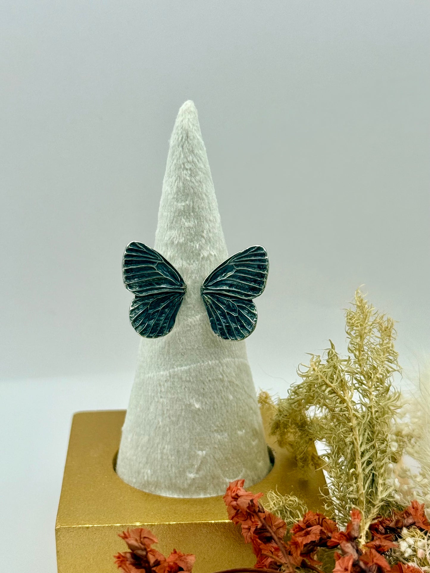 🦋 Silver Butterfly Ring