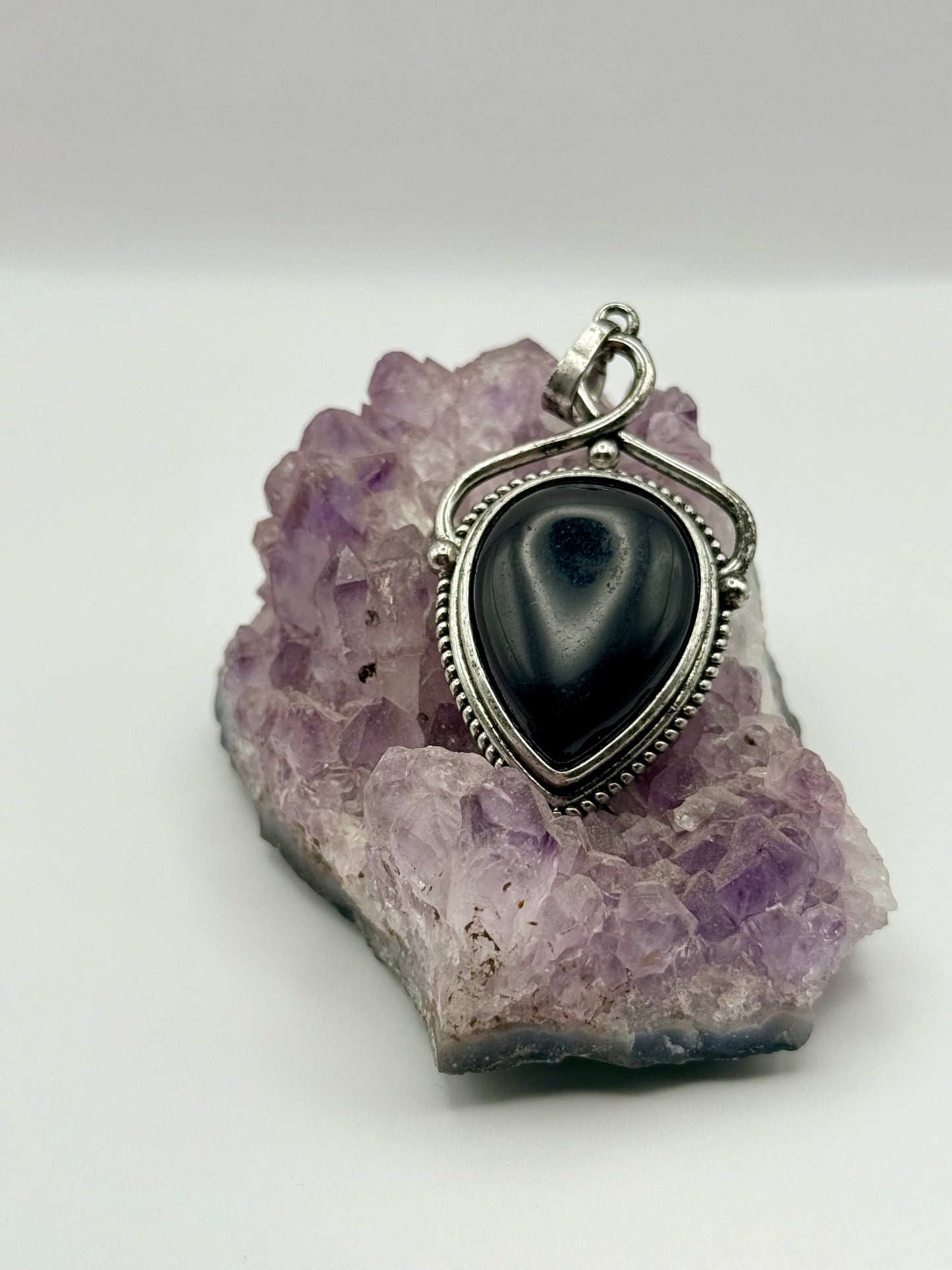 ✨ Crystal Harmony Black Onyx Pendant
