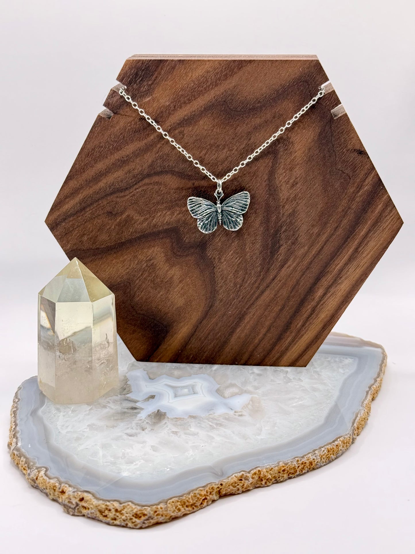 🦋 Silver Butterfly Necklace