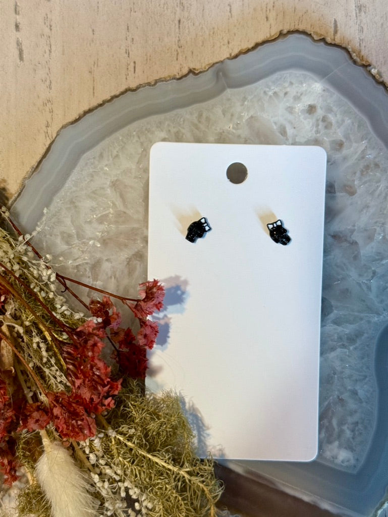 🎃 Spooky Chic Stud Earrings 🦇