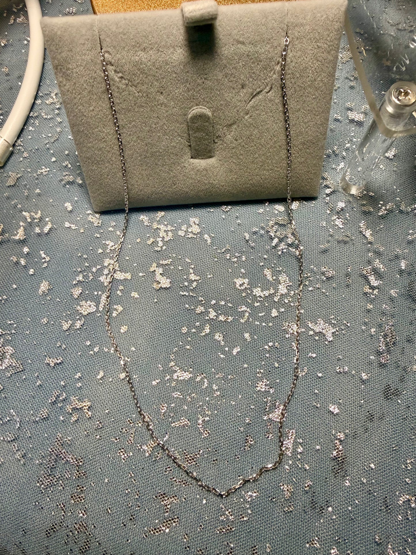 18” Sterling Silver adjustable chain