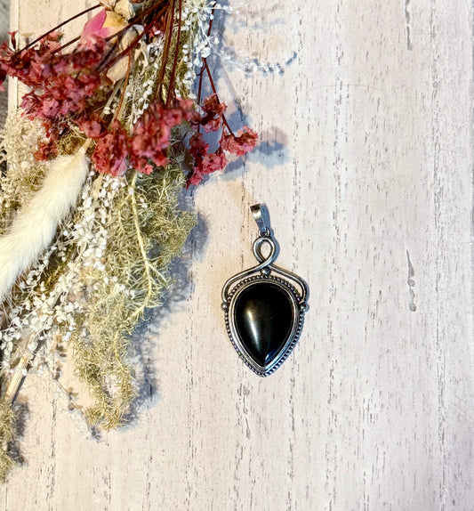 ✨ Crystal Harmony Black Onyx Pendant