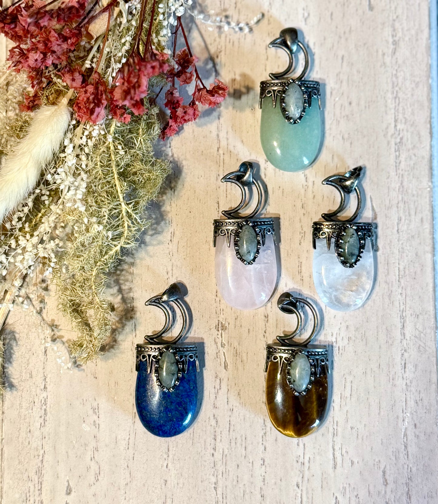 Lapis Lazuli Mystic Moon Pendant