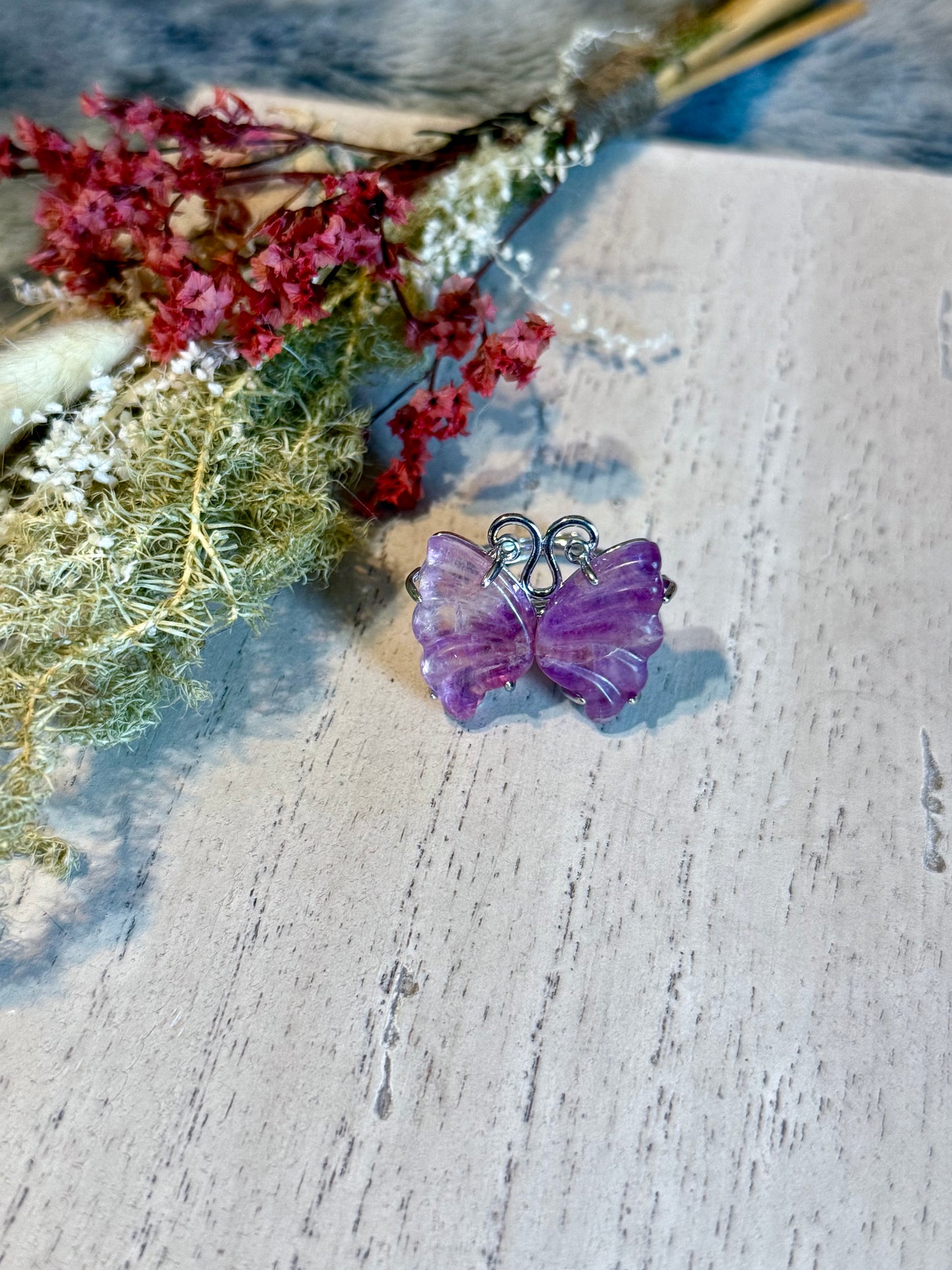 Pink Sacred Flutter Butterfly 🦋 Ring