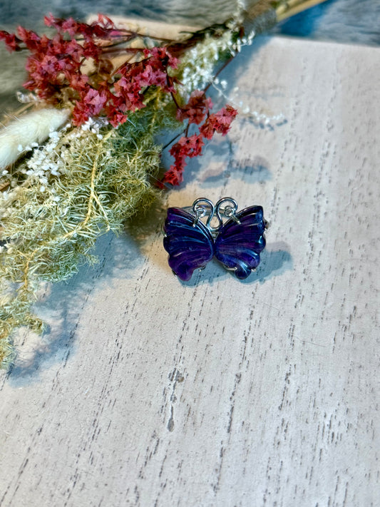 Purple Sacred Flutter Butterfly 🦋 Ring
