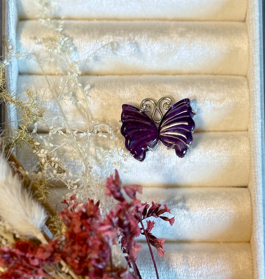 Purple Sacred Flutter Butterfly 🦋 Ring
