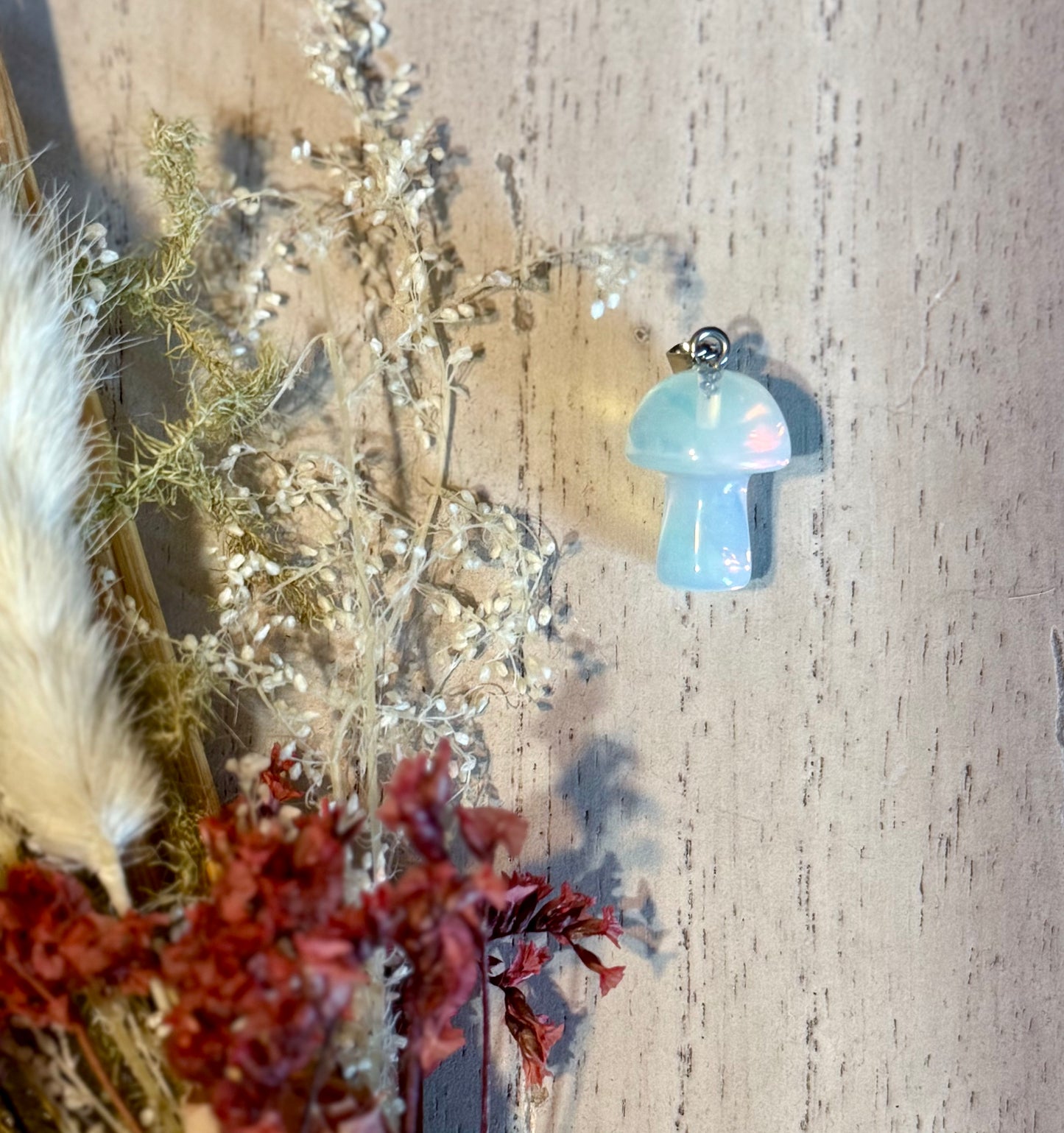 Opalite 🤍  Mushroom 🍄 Pendant
