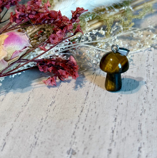 Tigers Eye 🤎  Mushroom 🍄 Pendant