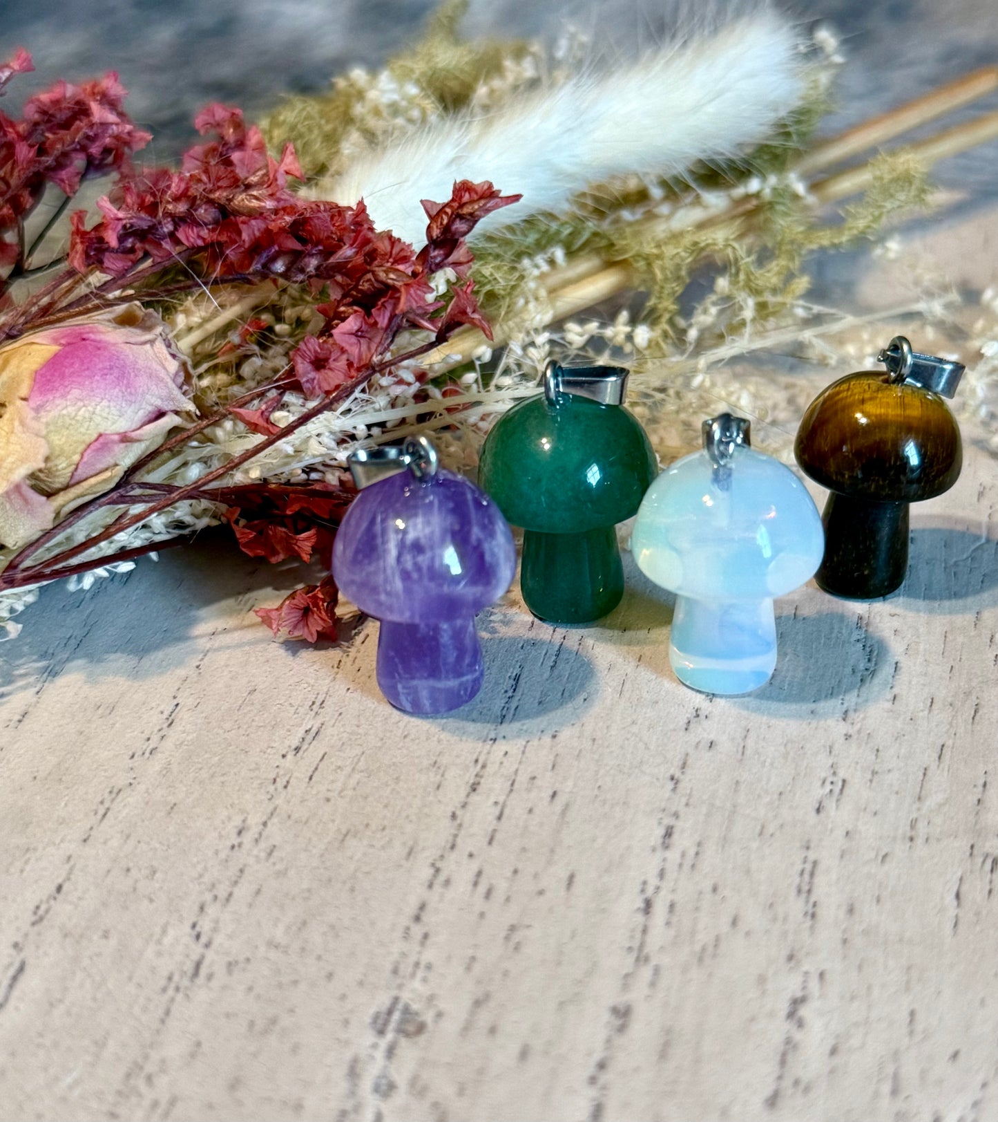 Amethyst 💜 Mushroom 🍄 Pendant