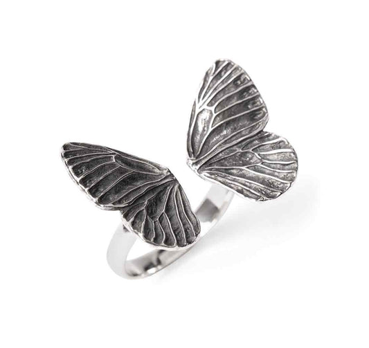 🦋 Silver Butterfly Ring