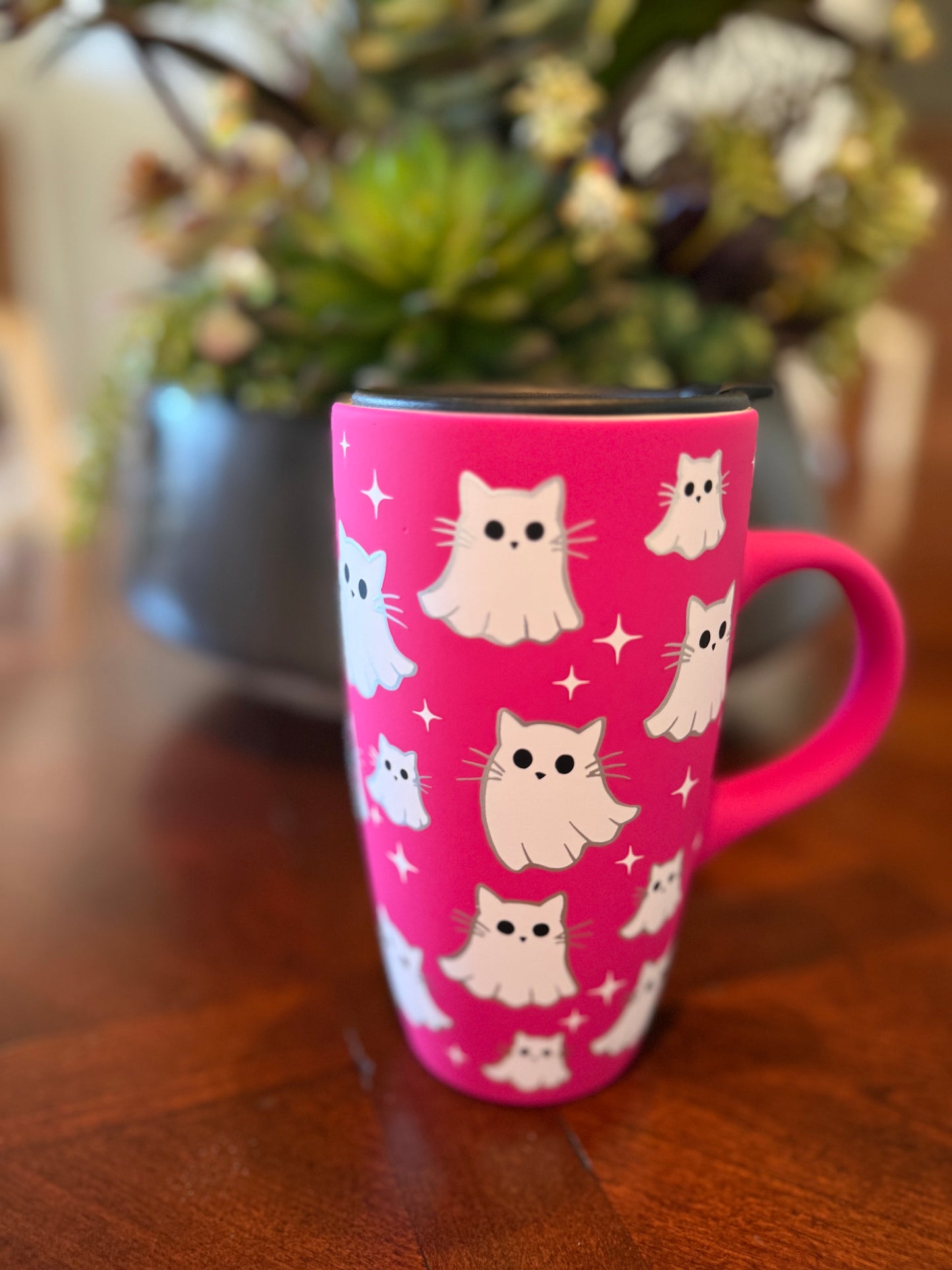 Boo Pink Kitty Mug